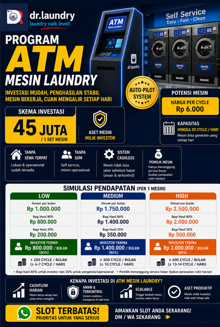 ATM Mesin Laundry