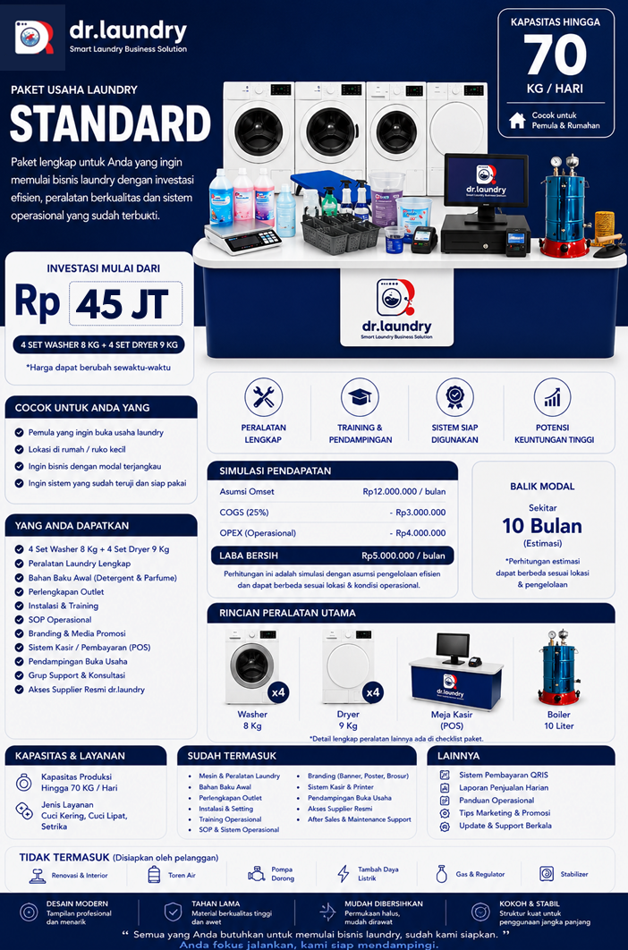 Paket Standard dr.Laundry