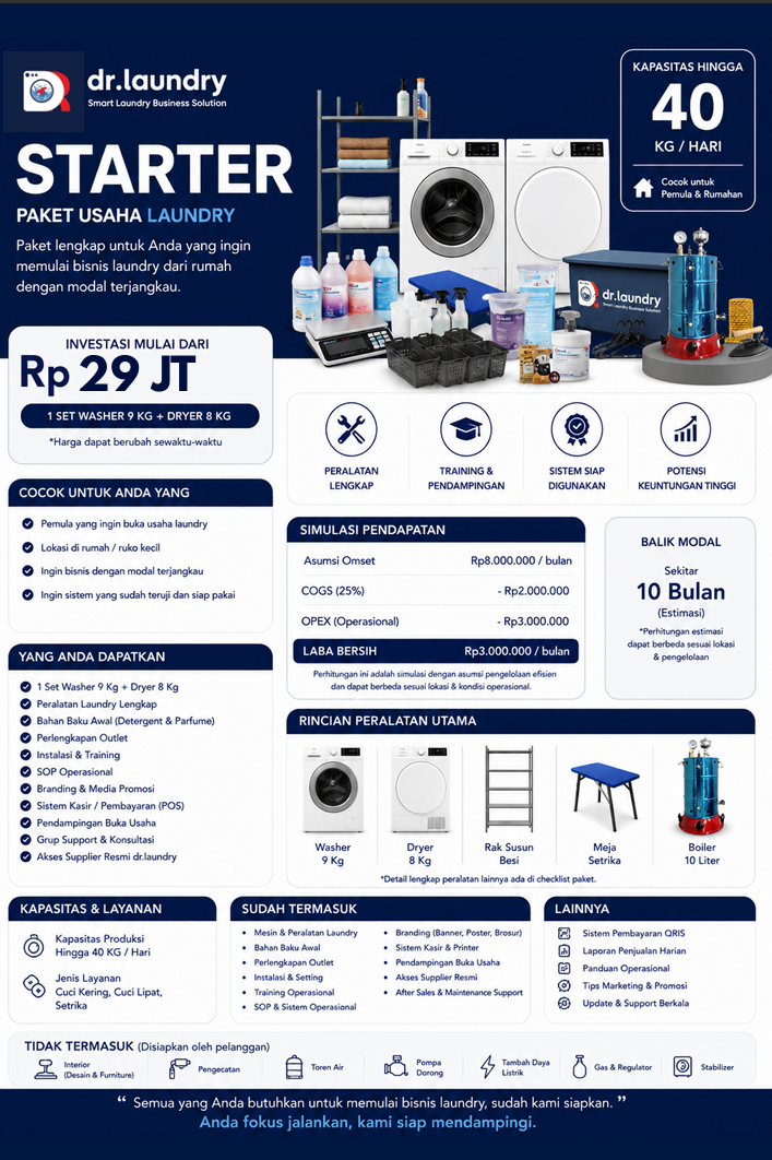 Paket Starter dr.Laundry